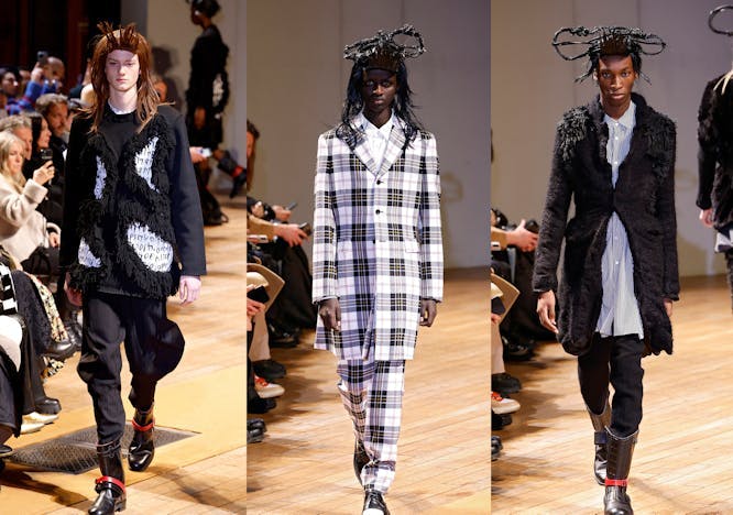 Comme des Garçons Homme Plus la sfilata uomo autunno inverno 2023-24