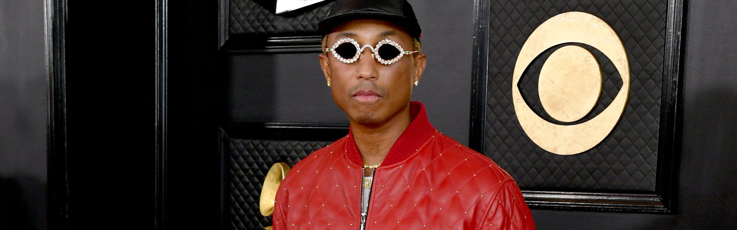 Pharrell Williams ai Grammy Awards 2023 (Getty Images)