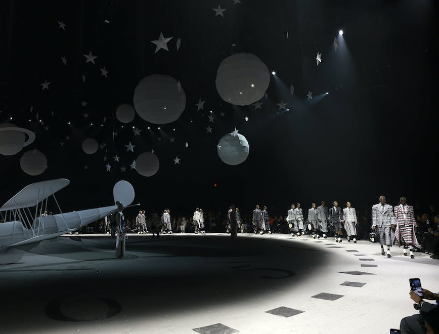 Thom Browne la sfilata autunno inverno 2023-24 alla New York Fashion Week (Getty Images)