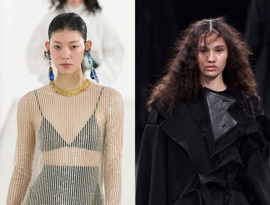 Le sfilate di Giambattista Valli e Yohji Yamamoto autunno inverno 2023 alla Parigi Fashion  Week.