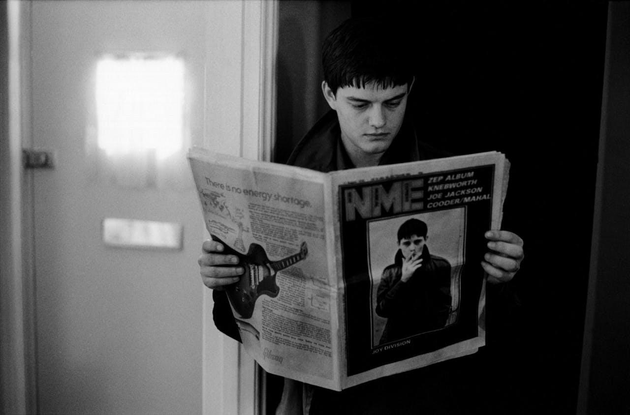 Sam Railey nei panni di Ian Curtis nel film "Control".