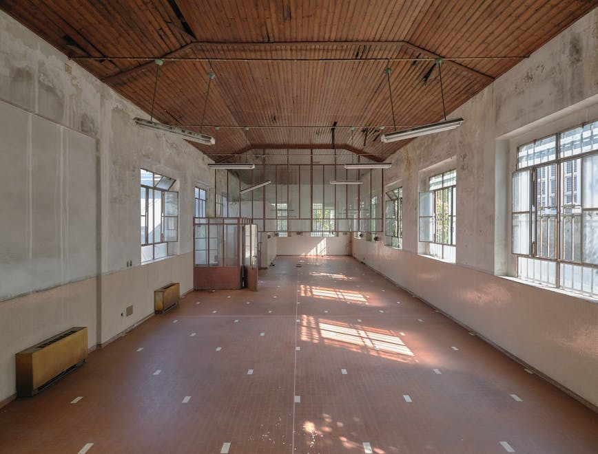 floor flooring architecture building lamp indoors