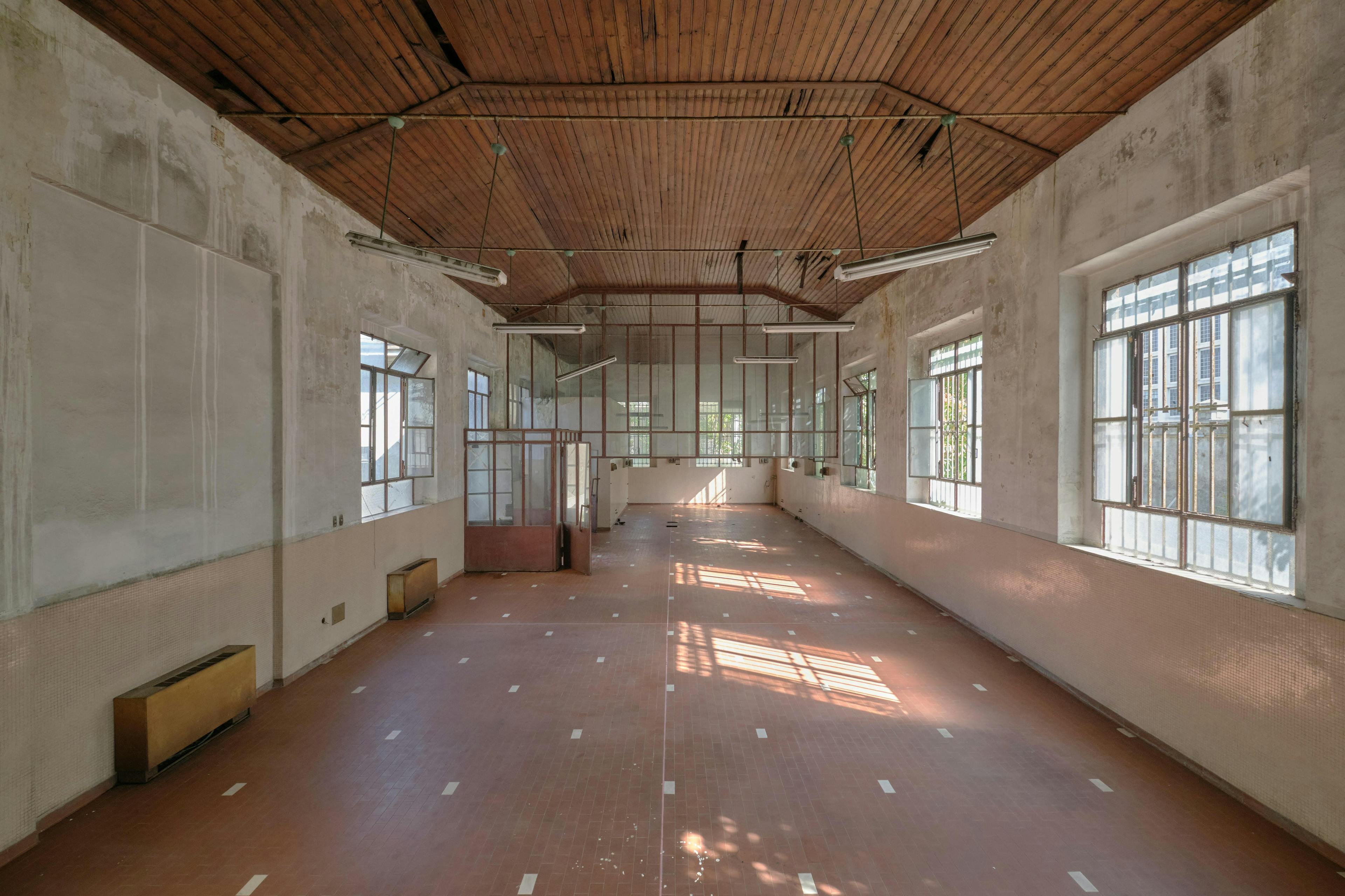 floor flooring architecture building lamp indoors