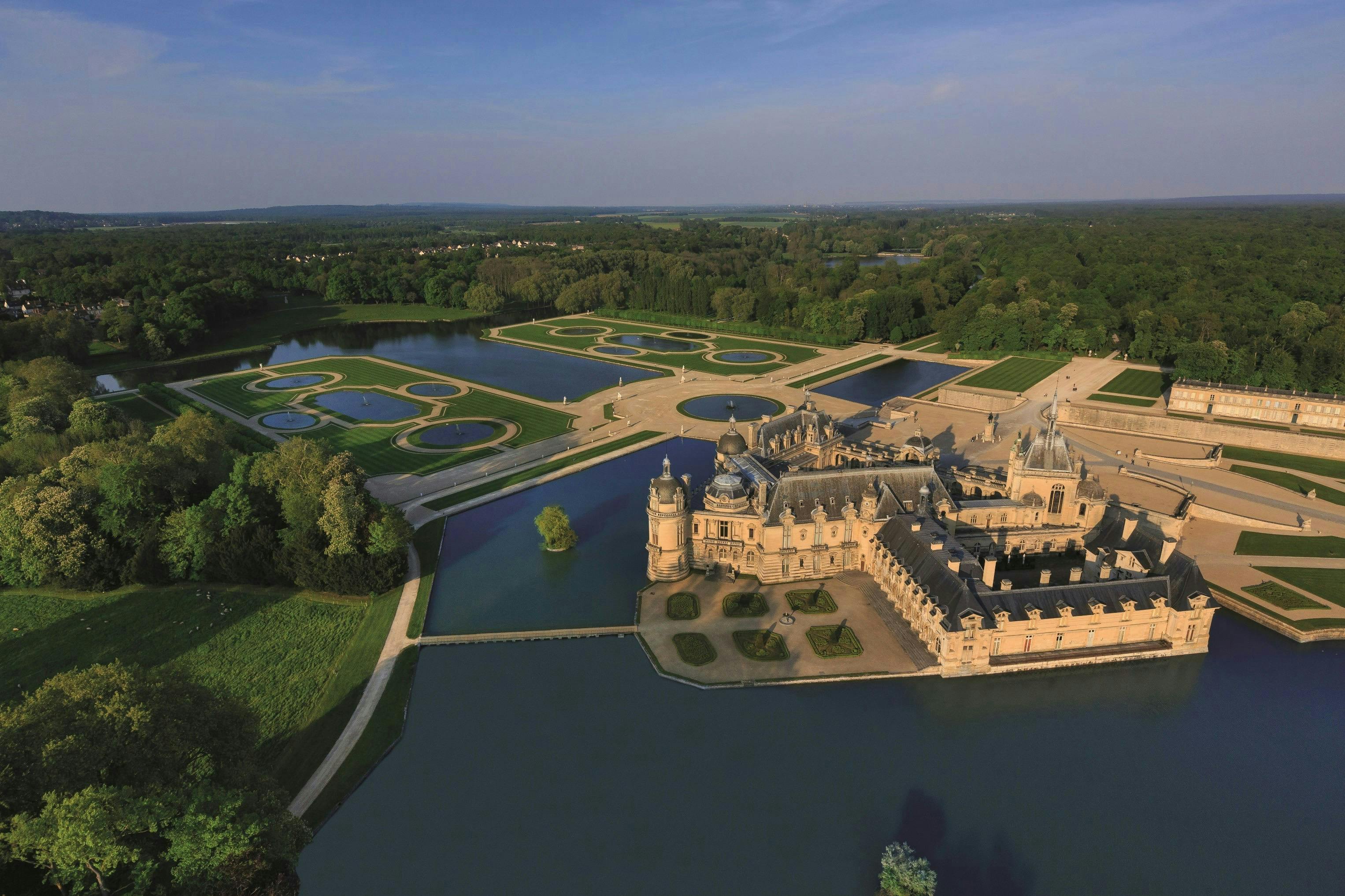 I giardini e lo Château de Chantilly