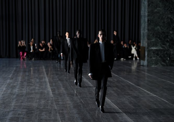 Saint Laurent la sfilata uomo primavera estate 2024 a Berlino