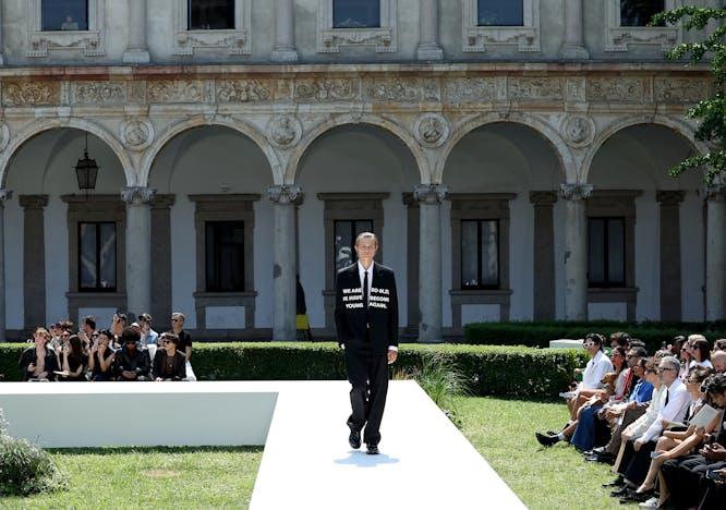 Valentino The Narratives la sfilata uomo alla Milano Fashion Week