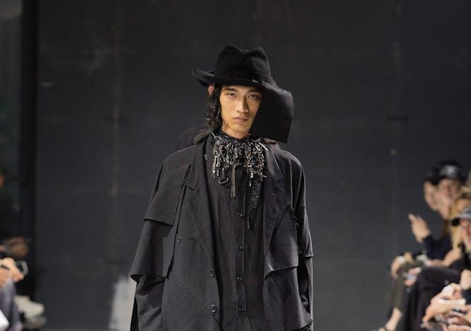 Yohji Yamamoto POUR HOMME SS24 (Courtesy of Yohji Yamamoto - ph Photo by Monica Feudi)