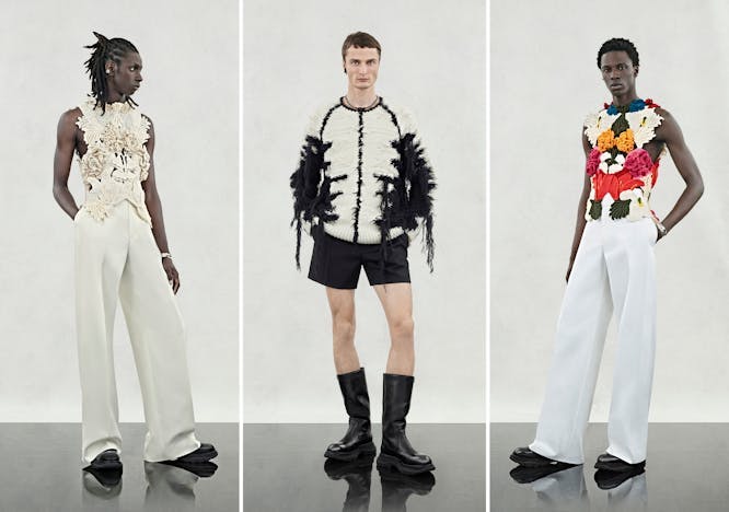 Alexander McQueen la collezione uomo primavera estate 2024