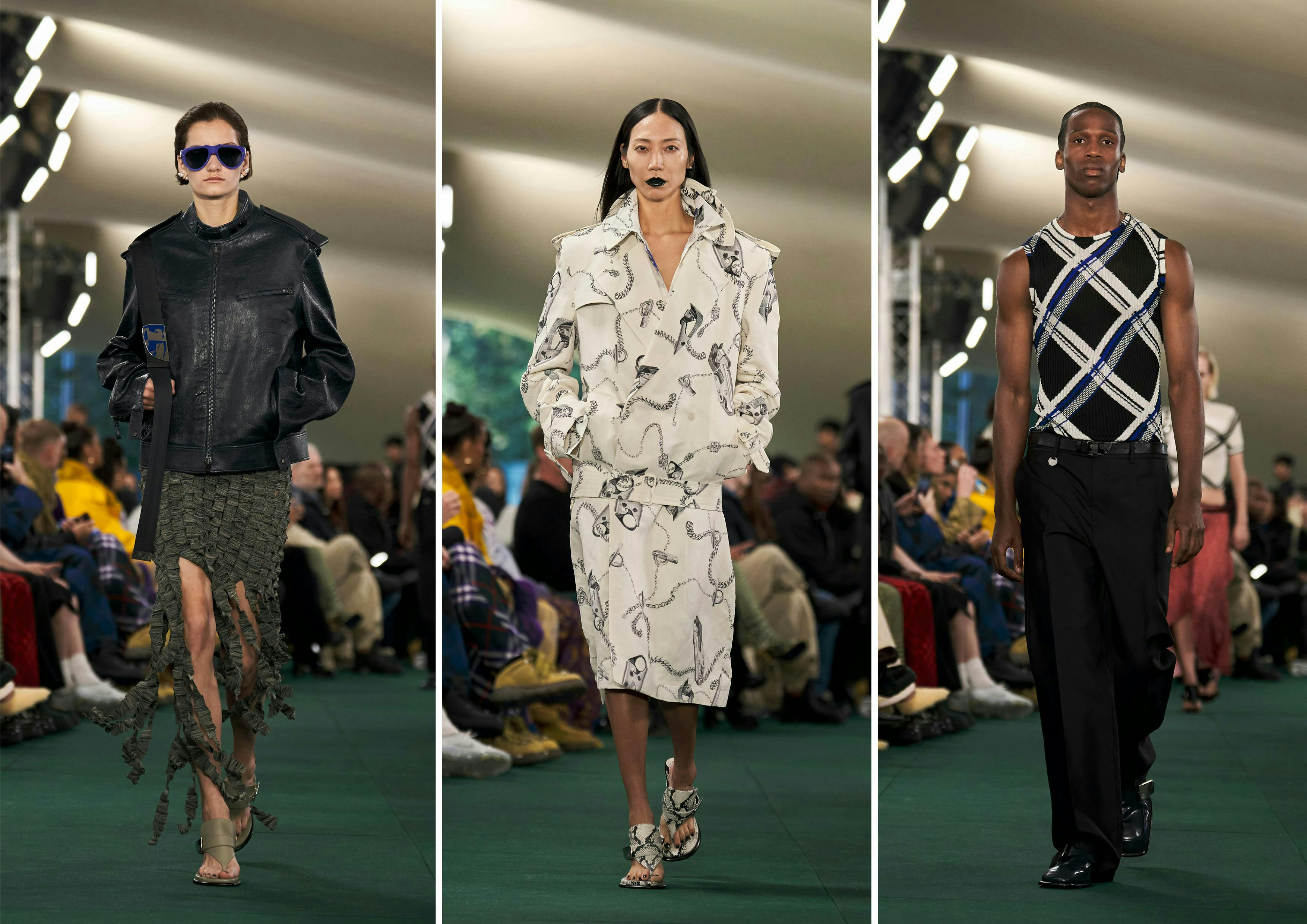 Burberry la sfilata primavera estate 2024 alla London Fashion Week