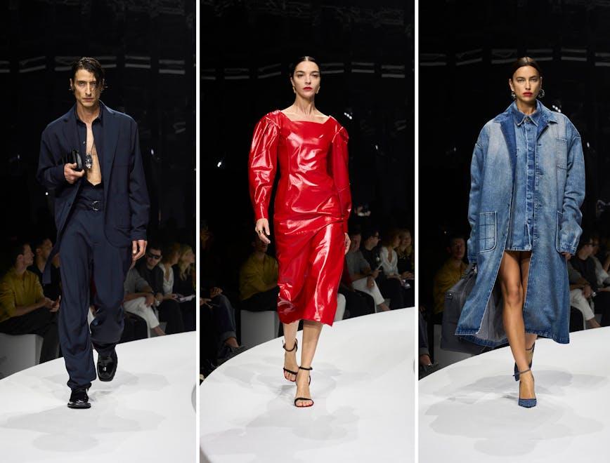 Ferrari la collezione primavera estate 2024 alla Milano Fashion Week