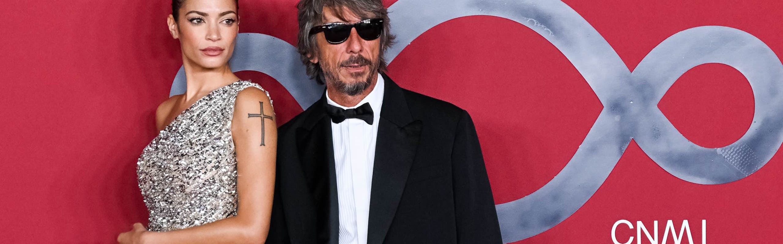 Elodie e Pierpaolo Piccioli ai CNMI Sustainable Fashion Awards (Courtesy of Camera Nazionale della Moda Italiana)