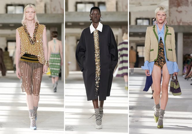 Dries Van Noten la sfilata donna primavera estate 2024