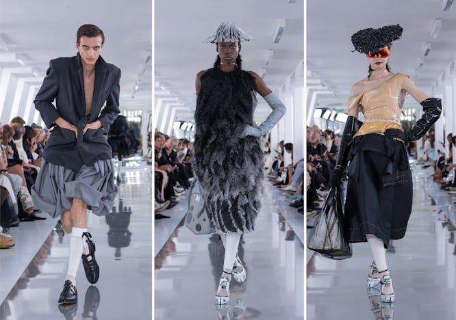 Maison Margiela la collezione co-ed primavera estate 2024 alla Paris Fashion Week