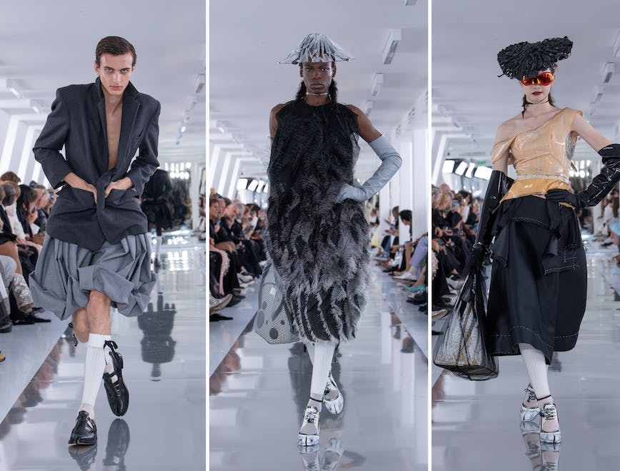 Maison Margiela la collezione co-ed primavera estate 2024 alla Paris Fashion Week