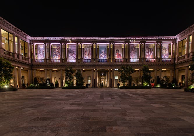 La piazza del Quadrilatero del Portrait