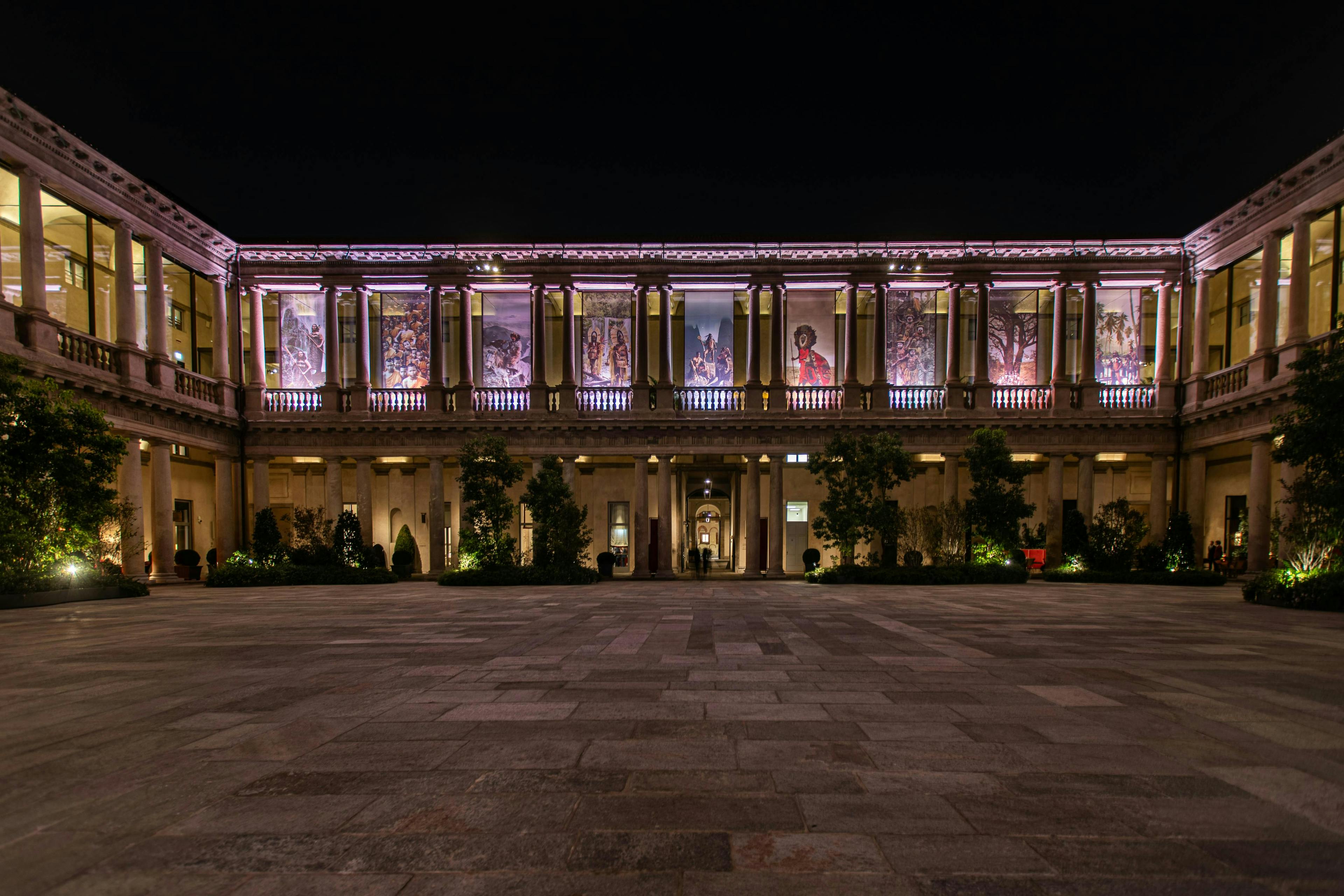 La piazza del Quadrilatero del Portrait