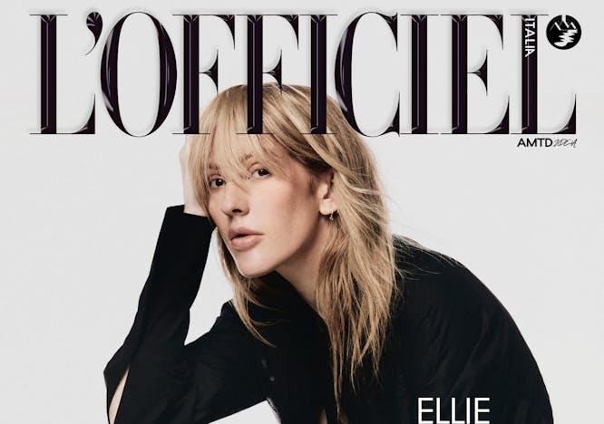 Ellie Goulding in Genny sulla cover de L'OFFICIEL Italia