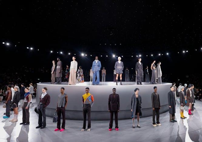 Dior la sfilata uomo autunno inverno 2024-25 alla Paris Fashion Week