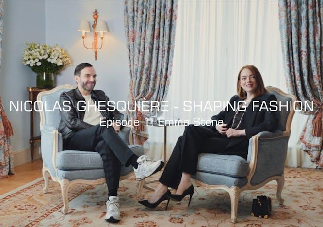 "Nicolas Ghesquière: Shaping Fashion", la nuova serie Youtube che celebra il legame decennale tra il Direttore Artistico delle Collezioni Donna e la Maison. (Courtesy of Louis Vuitton)