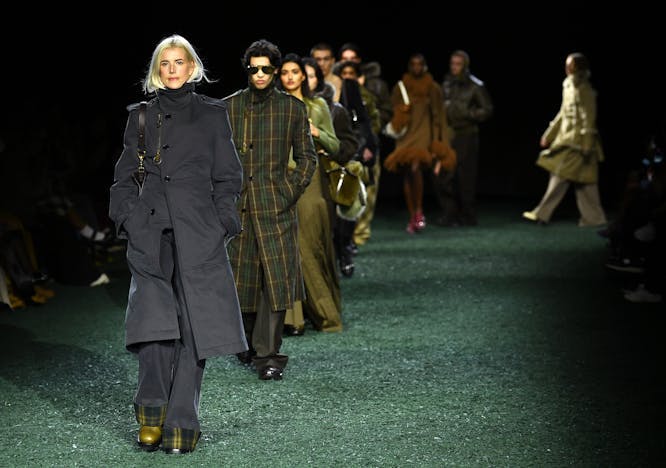 Burberry la sfilata donna e uomo autunno inverno 2024-25 alla London Fashion Week (Getty Images)