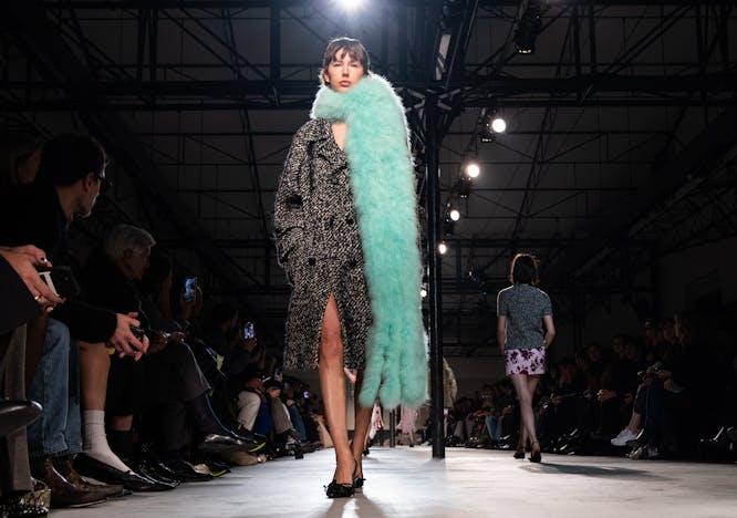 N°21 la sfialta donna autunno inverno 2024-25 alla Milano Fashion Week (Getty Images)