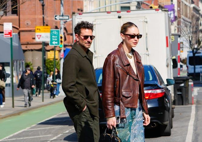 Gigi Hadid e il fidanzato Bradley Cooper NYC