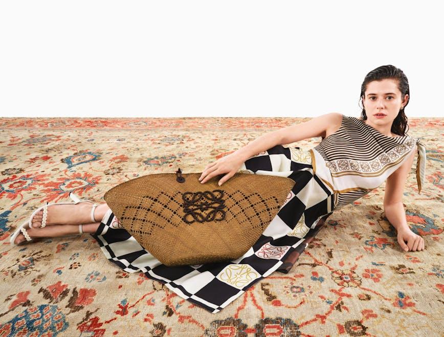 home decor rug adult female person woman