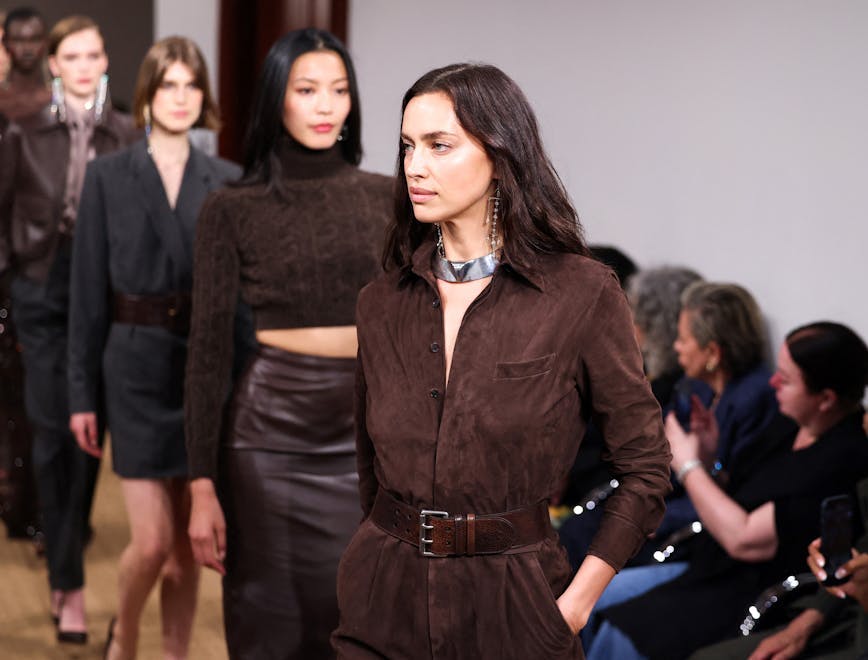 Ralph Lauren la sfilata donna Fall Holiday 2024 (Getty Images)