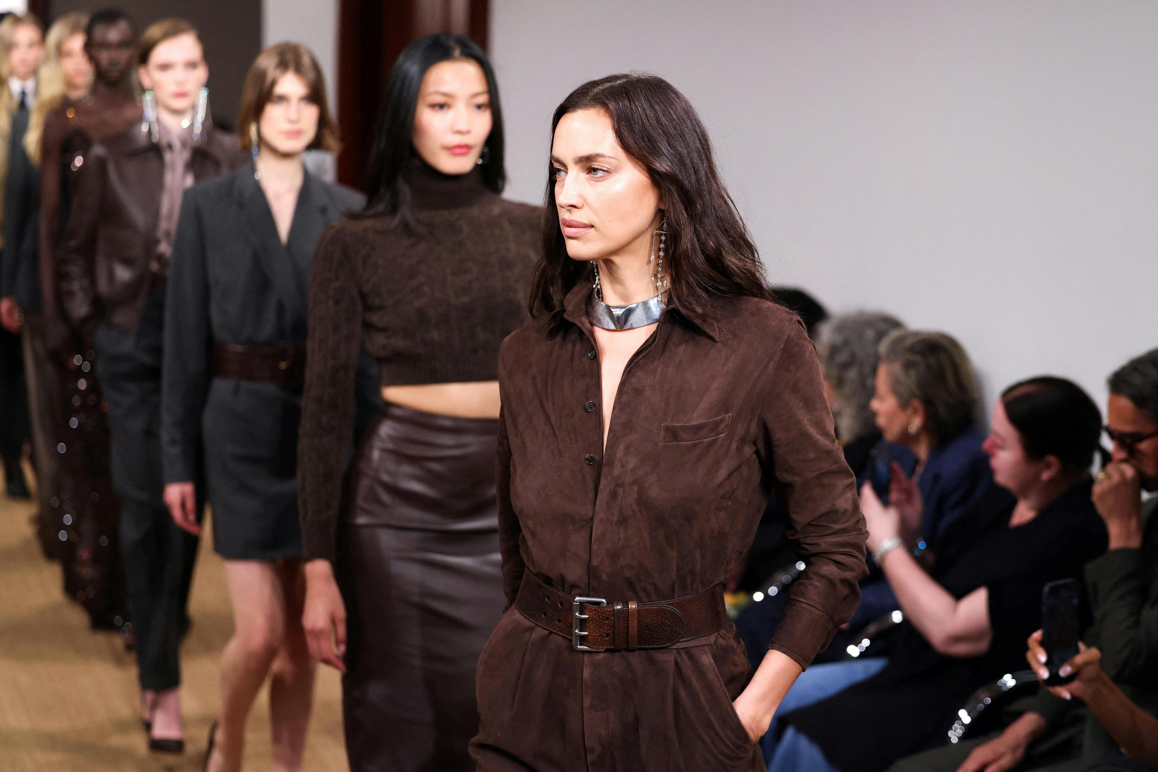 Ralph Lauren la sfilata donna Fall Holiday 2024 (Getty Images)