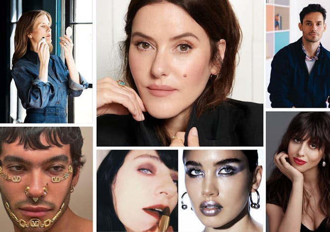 Gucci Westman, Lisa Eldridge, Gregoris Pyrpylis, Raoul Alejandre, Lucia Pica, Isamaya Ffrench, Violette