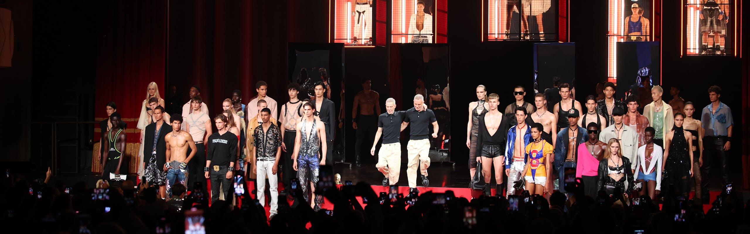 Dsquared2 la collezione donna e uomo primavera estate 2025 (Getty Images)