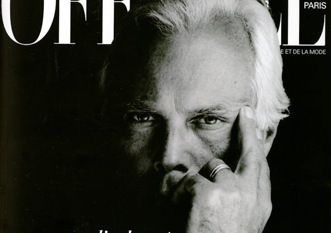 La copertina de L'OFFICIEL Paris 843 del 2000 (L'OFFICIEL Archive)