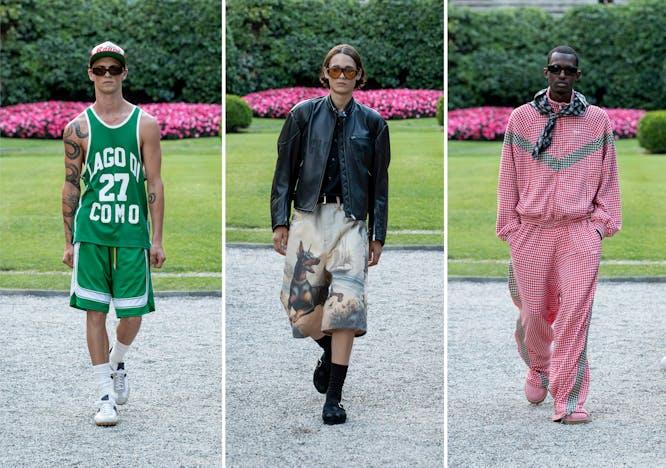 Rhude la sfilata uomo primavera estate 2025 (Courtesy of Rhude)