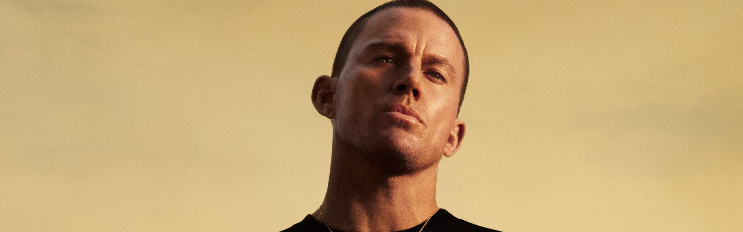 Channing Tatum nella nuova campagna Versace Eros Energy (Courtesy Versace)