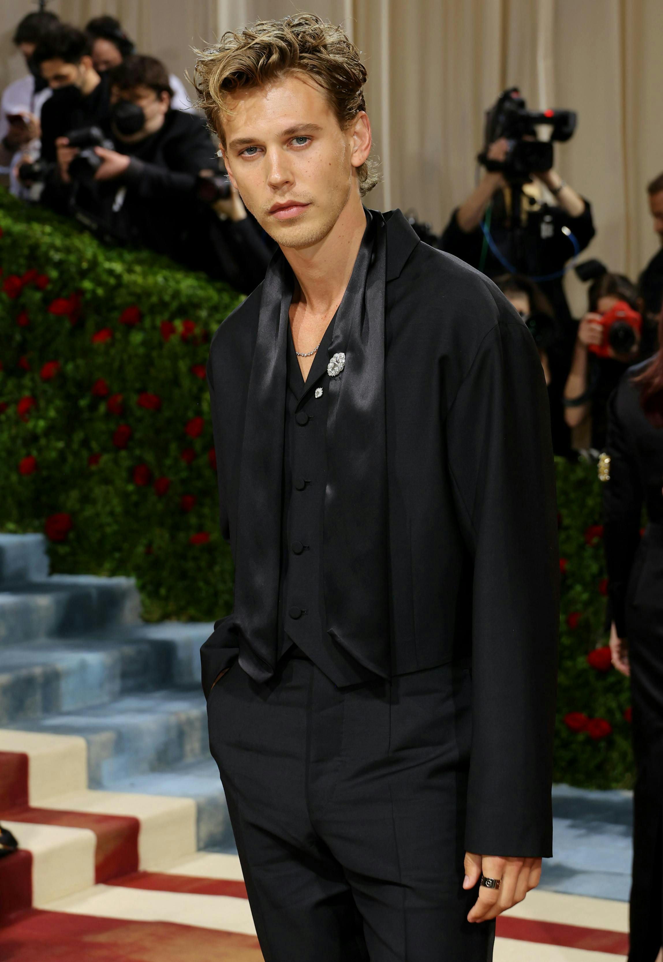 Austin Butler al Met Gala del 2022 (Getty Images)