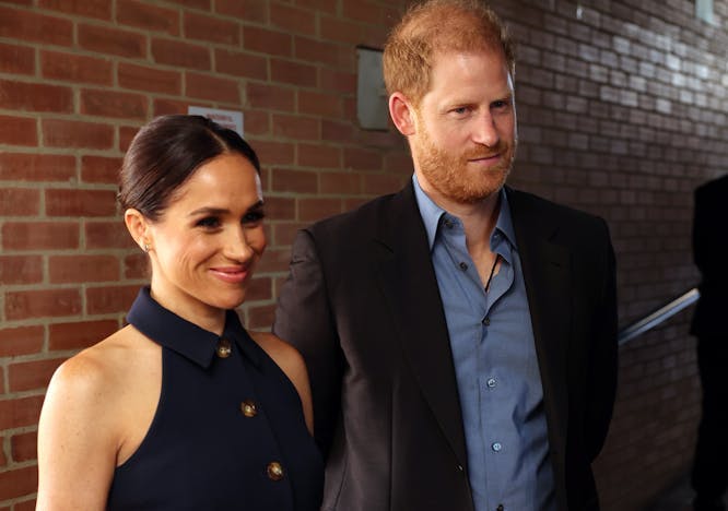 Meghan Markle e il Principe Harry a Bogotà, in Colombia, il 15 agosto 2024 (Getty Images)