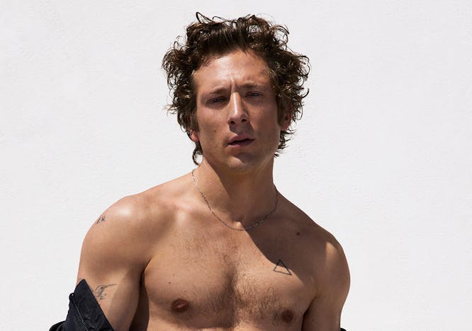 Jeremy Allen White nella campagna autunno 2024 di Calvin Klein (Courtesy of Calvin Klein)