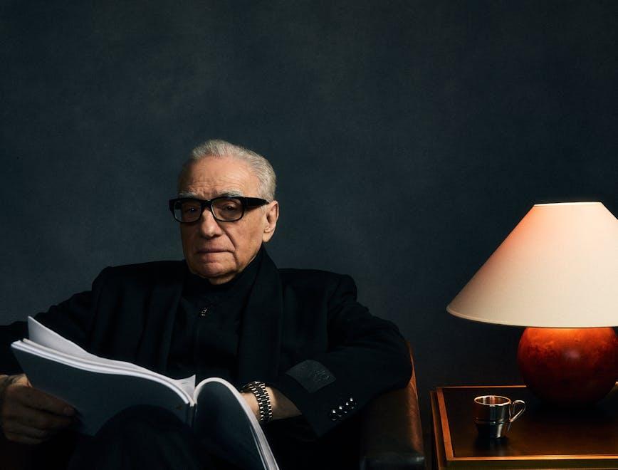 Martin Scorsese nella campagna di "The Archetypes" di Giorgio Armani e Kith (Courtesy of Armani)