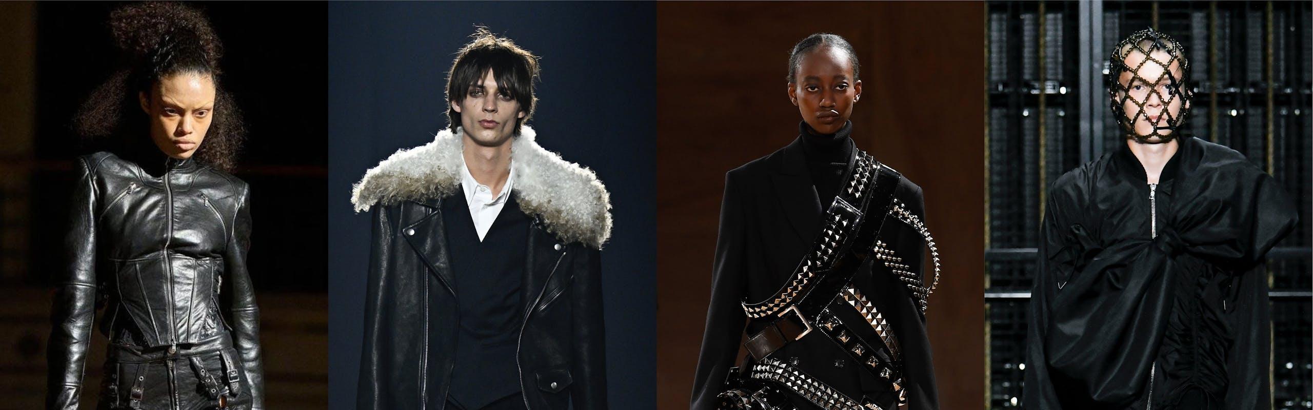 In ordine: Dilara Findikoglu, Ann Demeulemeester, Junya Watanabe, Simone Rocha (Getty Images)